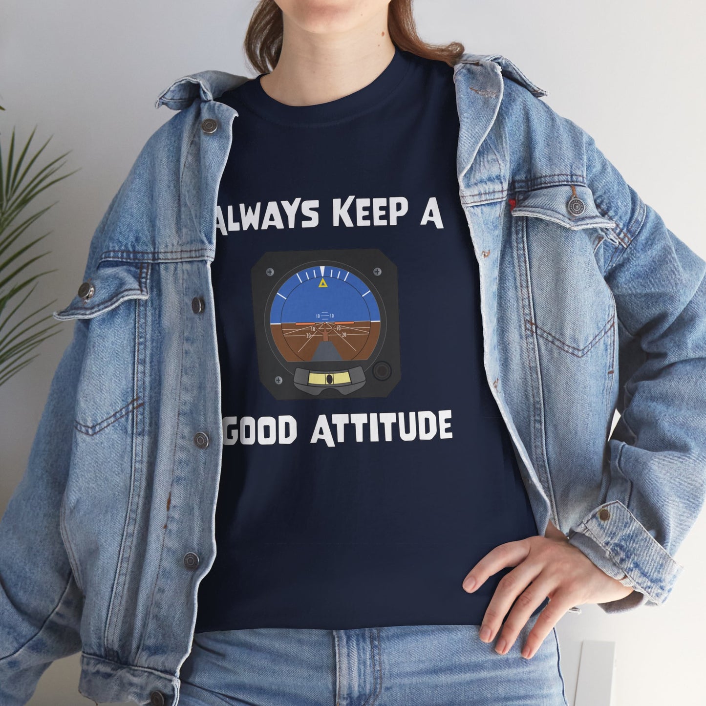 Always Keep a Good Attitude Pilot Aviation Attitude Indicator