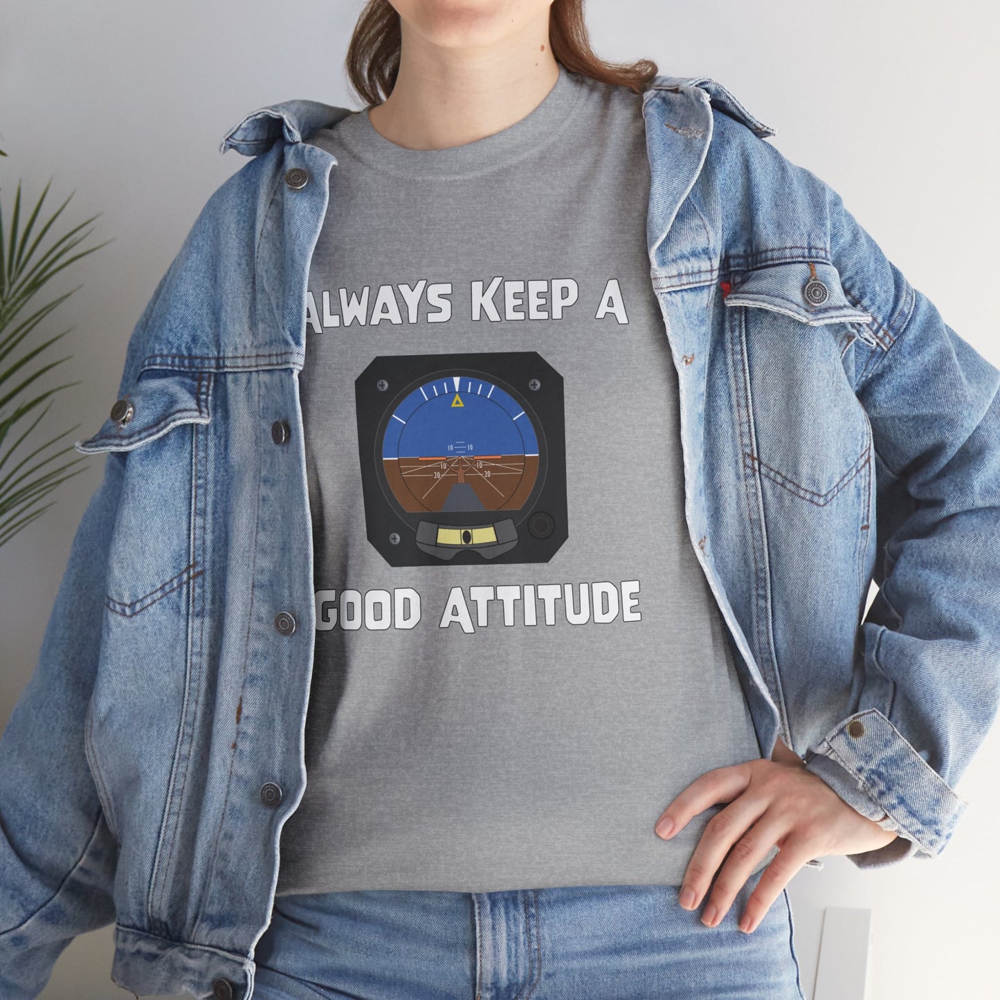 Always Keep a Good Attitude Pilot Aviation Attitude Indicator