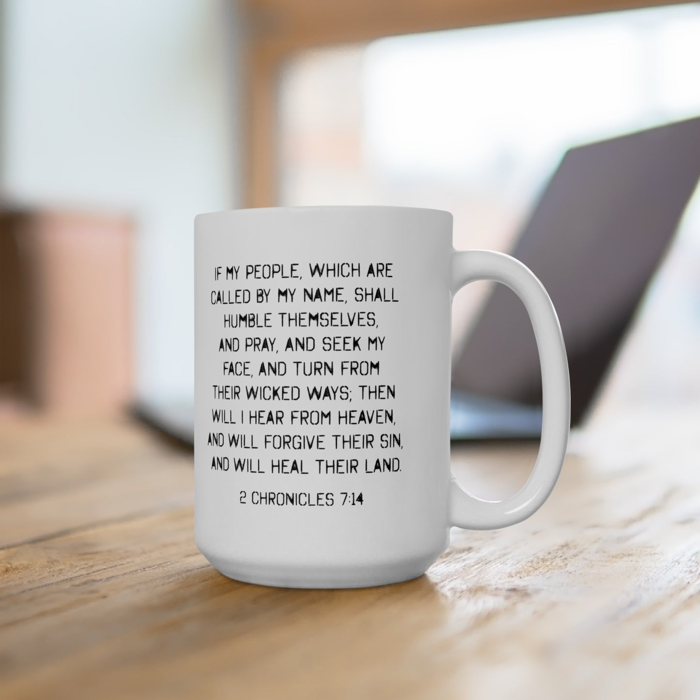 15oz Appeal to Heaven Ceramic Mug with quote.