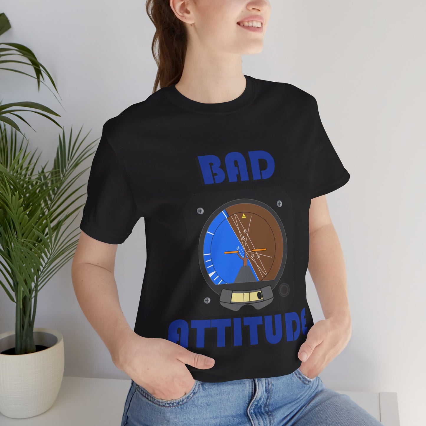 Bad Attitude Pilot Aviation Classic Design