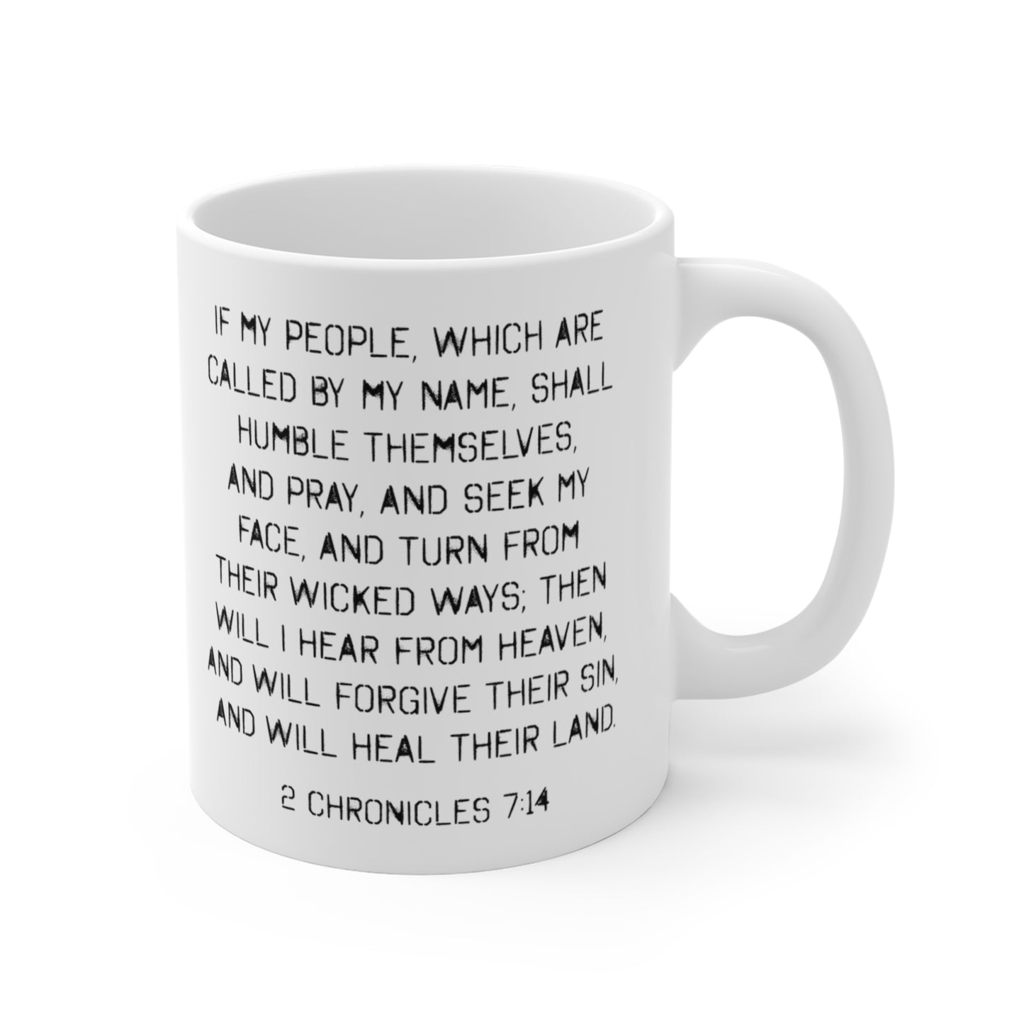 An Appeal to Heaven Flag with 2nd Chronicles 7:14 Mug 11oz