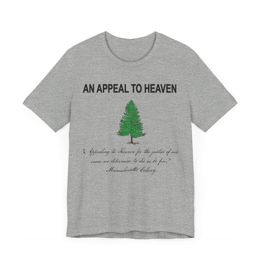 An Appeal To Heaven First American Flag Unisex Jersey Short Sleeve Tee