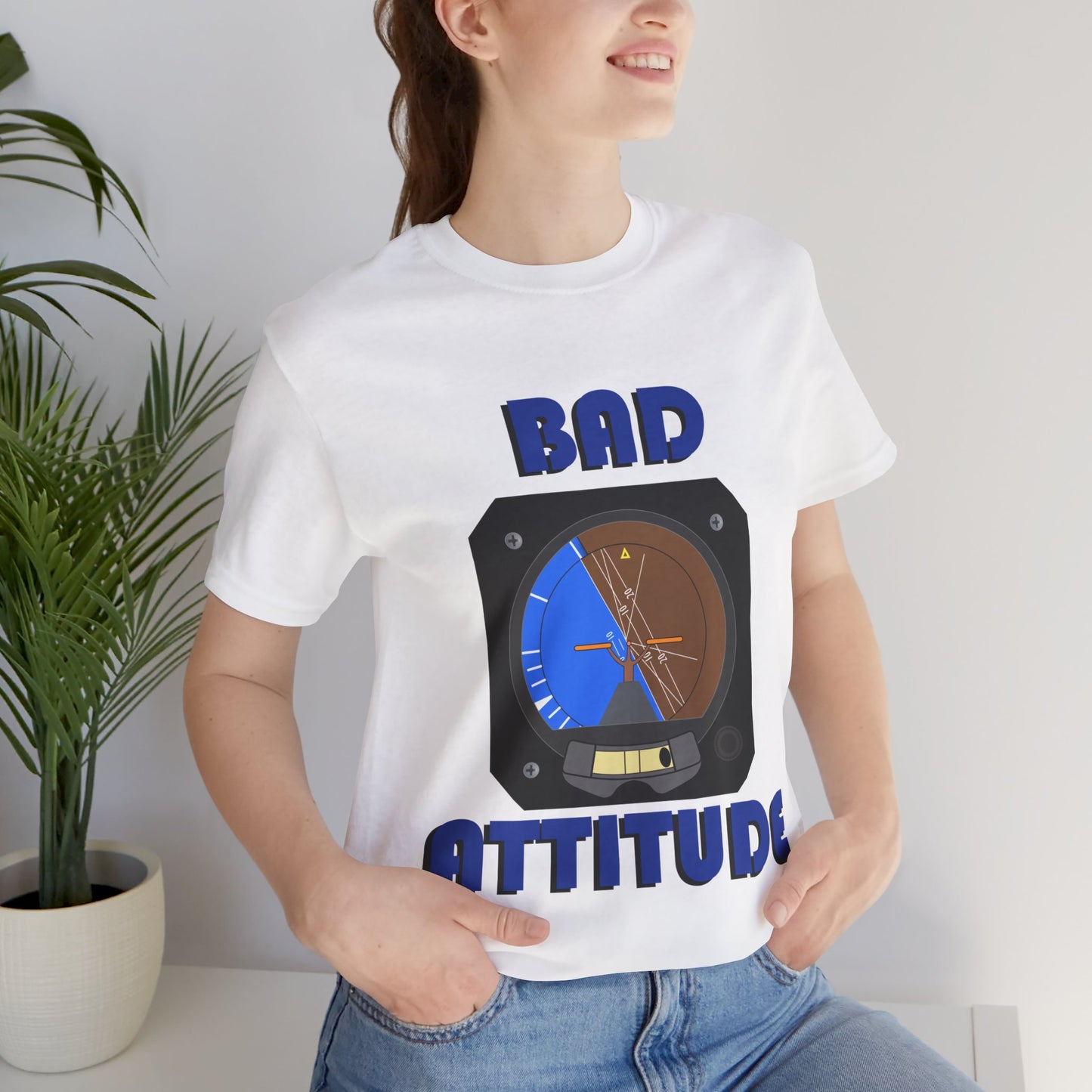 Bad Attitude Pilot Aviation Classic Design