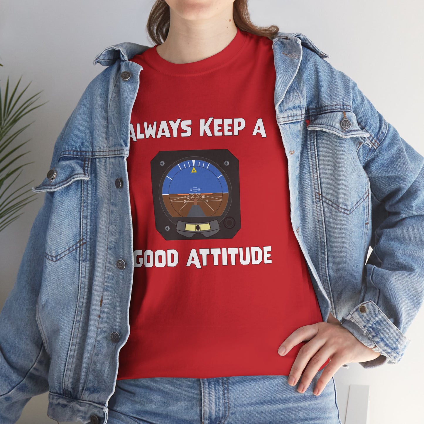 Always Keep a Good Attitude Pilot Aviation Attitude Indicator