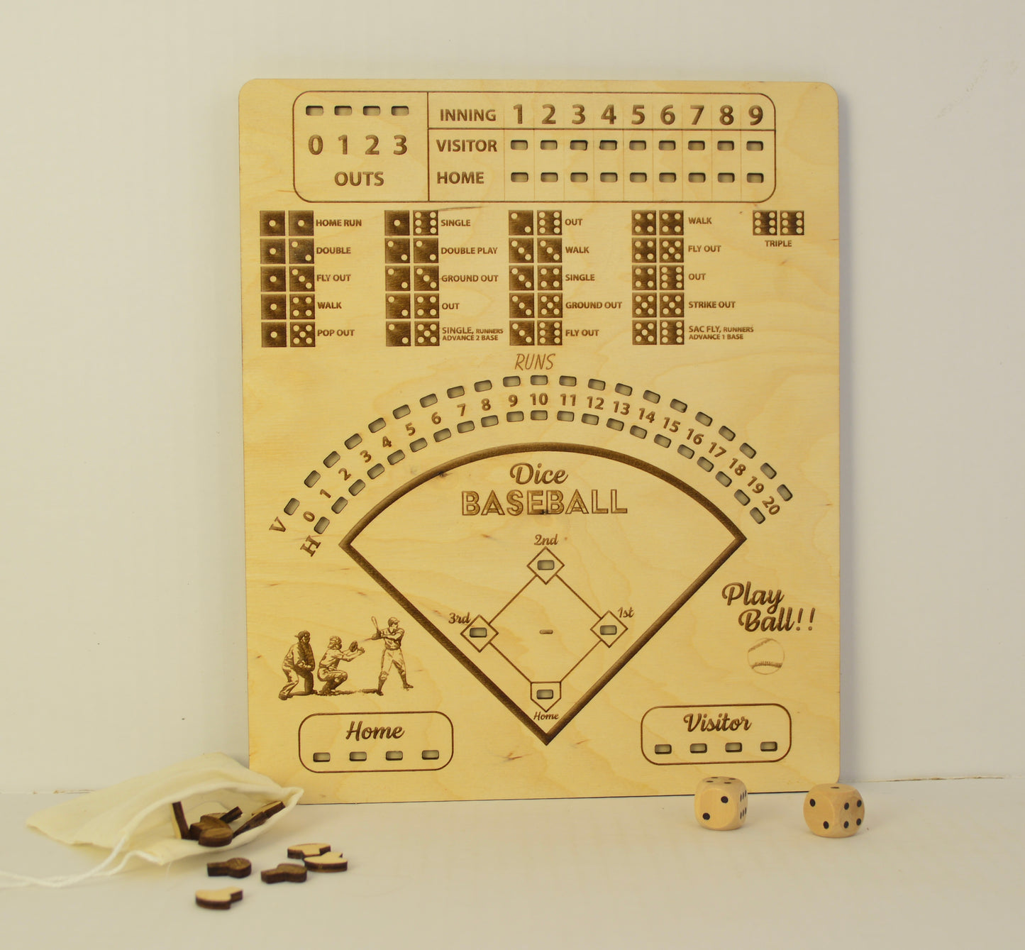 Football/Baseball Dice Game